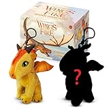 Tui T. Sutherland's - Wings of Fire Dragon Plush Danglers - Sunny & Mystery Dragon Combo Box - Soft Stuffed Animal Dangler Toy - Collectible Dragon Plushies for Kids - 2 Dragons Per Box