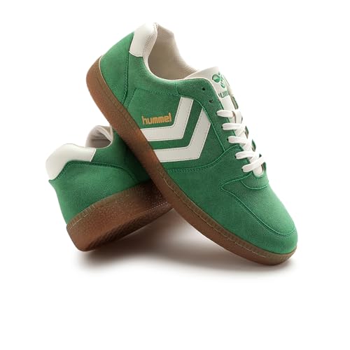 Image of hummel Classic Verve Casual Suede Sneaker for Men Lightweight with Synthetic Suede Enhanced Comfort Cushioned Insole and Slip-Resistance Work and Play Business Casual Shoes