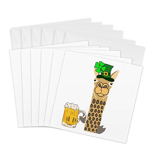 Cartes voeux lama biere St Patrick pour en finir avec les voeux ennuyeux