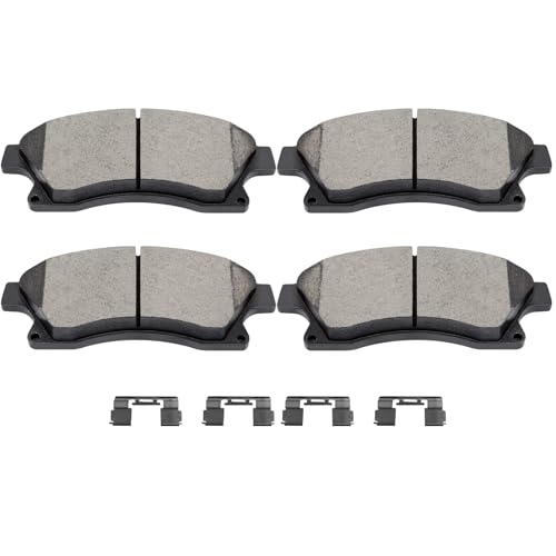 Image of Front Brake Pads,ECCPP 4pcs Pads Kits For Chevrolet For Cruze 2011-2015 | Ceramic Brake Pads Kits For Chevrolet For Sonic 2012 2013 2014 2015 2016 2017,ATD1522C,D1522-8730;w /Hardware