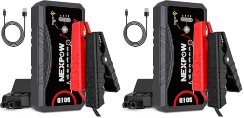 Image of NEXPOW Car Jump Starter 2026 Upgraded Car Battery Jump Starter Pack (Pack of 2)