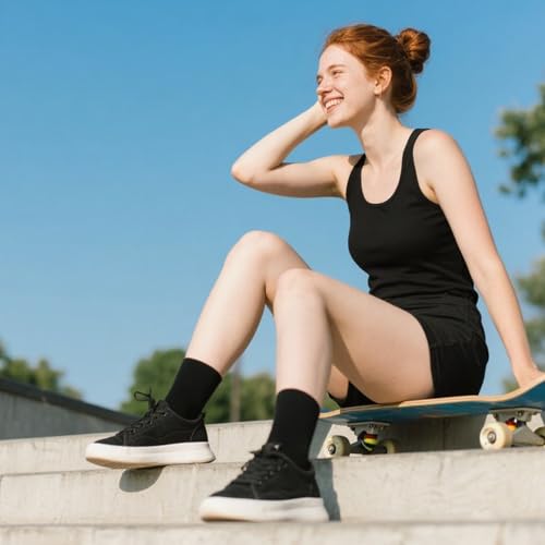 image for BOHUIZ 6 Pairs Tabi Flip Flop Socks, Elastic Cotton Tabi Split Toe Soc