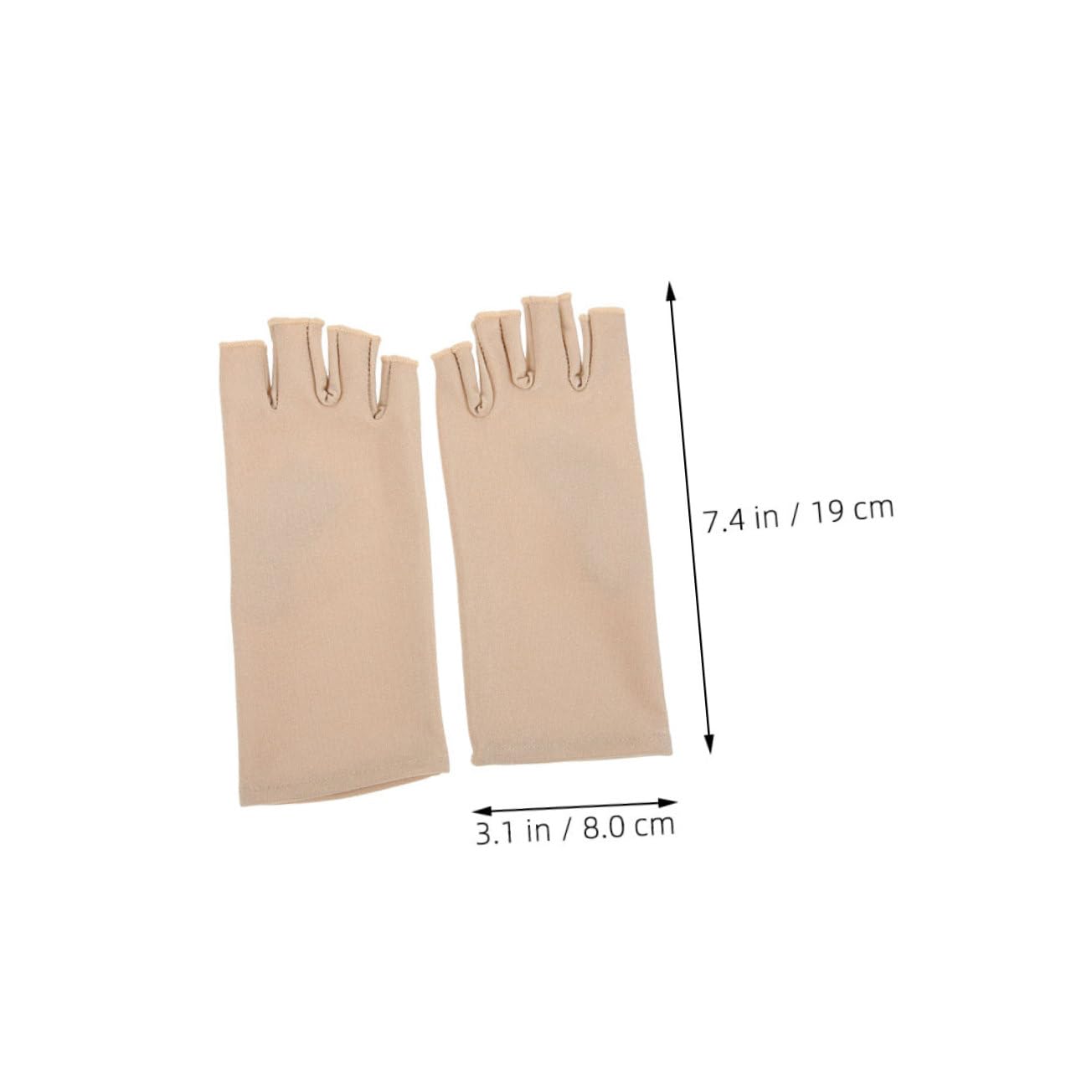 Healeved 2 Pairs Women Cycling Gloves Uv Blocking Sun Protection Breathable Anti-Slip Thin Flexible for Outdoor Activities