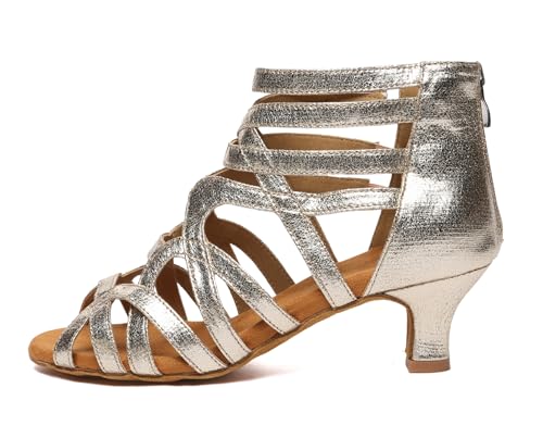 Minishion Ankle Dancing Heels Peep Toe Club Party Ankle Sandals Shoes4