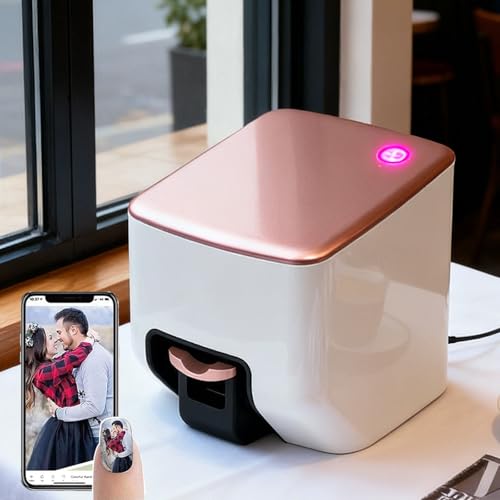 ✿ ⋙【Auto-Dimensionamento Intelligente e Controllo di Precisione】 - La stampante per unghie scansiona in modo intelligente la forma e le dimensioni delle unghie, adattando automaticamente i design di conseguenza. Regola manualmente i motivi tramite il touchscreen reattivo per un posizionamento perfetto al pixel.