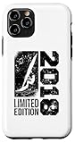 Carcasa para iPhone 11 Pro Tabla de windsurf Velas Vintage 2018 Cumpleaños Windsurfing