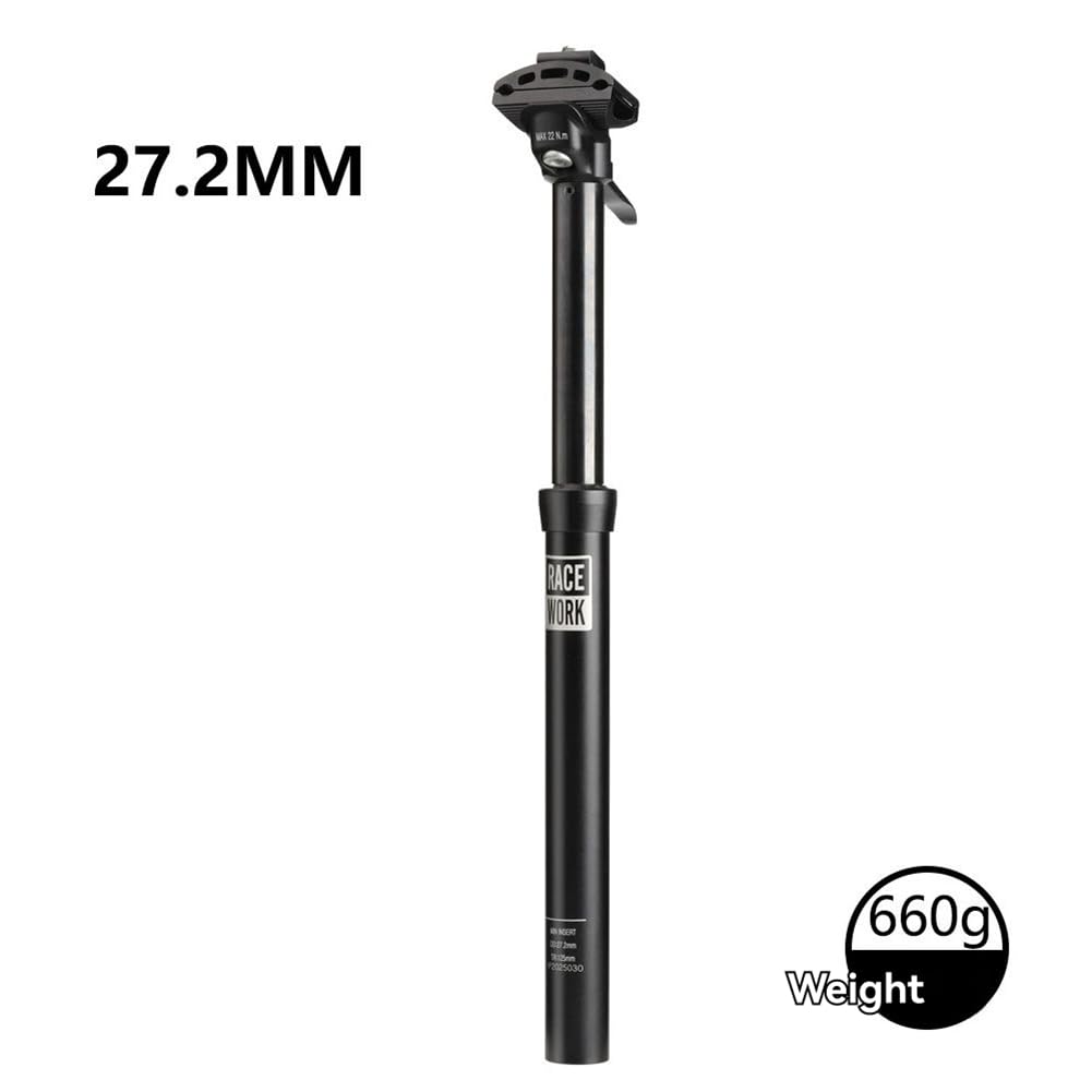 Sattelstütze 27,2 mm Teleskop Fahrrad Sattelstütze Verstellbare Fahrradsitze Dropper Sattelstütze
