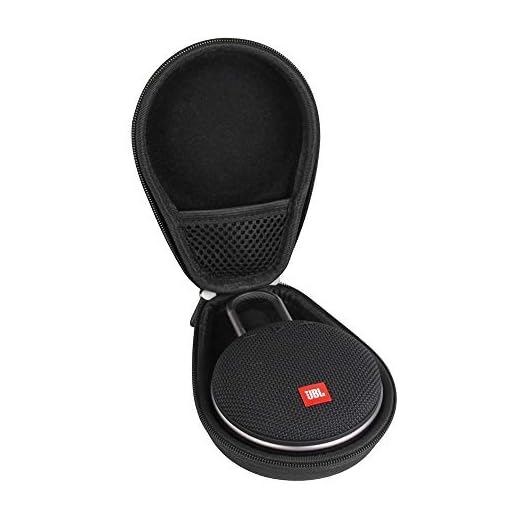 Hermitshell Travel Case Fits Jbl Clip 3 Portable Waterproof Wireless Bluetooth Speaker (Black)