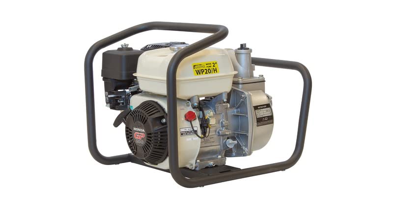✦ Honda GP200 WP20-H ✦Pompe à eau propre/eau usée (solide jusqu’à 5mm) robuste et portative avec un débit de 21 000l/h ✦ Hauteur de refoulement de 40m ✦moteurà essence 4 temps de 3600tr/min