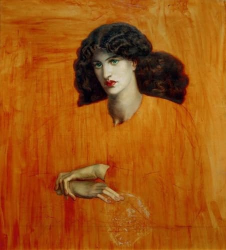 Affiche d'art de Rossetti en impression sur toile élégante pour chambre