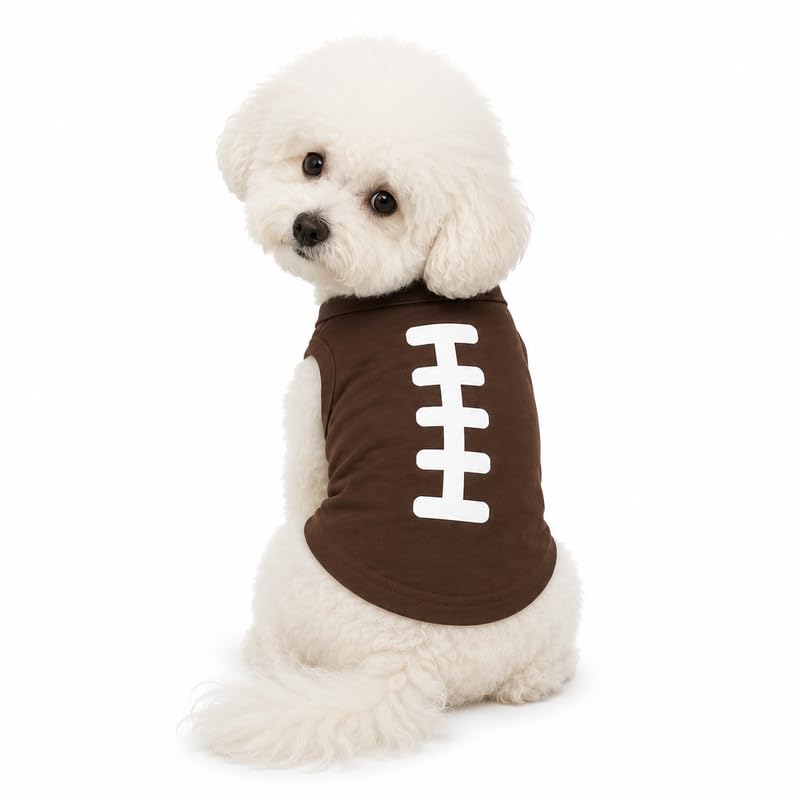 Petitebella Rugby Print Puppy Dog Shirt