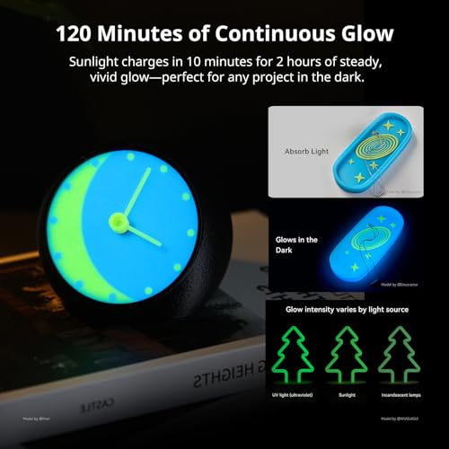 Image of ANYCUBIC PLA 3D Printer Filament, Glow in The Dark, 3D Printing PLA Filament 1.75mm Dimensional Accuracy + /- 0.02mm, 1KG Reusable Spool (2.2 lbs), Green PLA, Glow Green