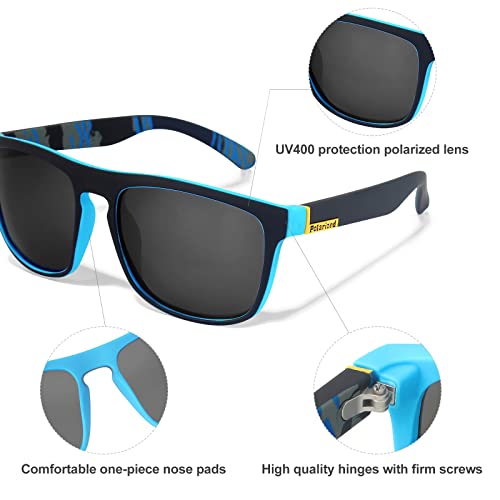Classic Polarized Sunglasses for Men Women Retro Lens Sports Glasses UV Protection for Driving Fishing Cycling Running2