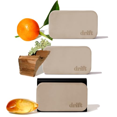 Image of Drift Car Air Freshener - Stone Air Freshener - Car Odor Eliminator - Variety 3 Pack Starter Kit - CLIP INCLUDED - Variety 3 Pack