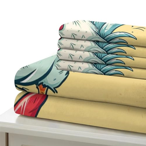 Housses de couettes microfibre Le Coq 3D lit simple 135x200