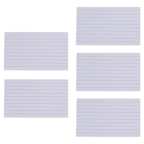 250 tarjetas de notas coloridas de 7,6 x 12,7 cm, tarjetas de índice con forro ancho, tarjetas de aprendizaje, tarjetas de notas, tarjetas de suministros escolares de oficina