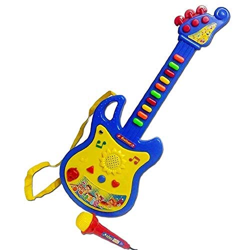 Bloriza Boys and Girls Plastic Learning to Play Guitar Musical Toy Musical Button Guitar Toy ( Multi Colour ) (Microphone) (B0B82RFKQN) Amazon Price History, Amazon Price Tracker