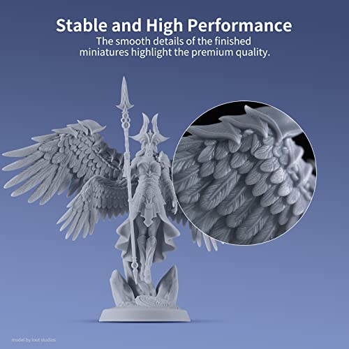 Image of ANYCUBIC Upgraded Plant Based Resin with Low Odor, 3D Printer Resin with Balance Between Toughness and Resilience (Grey, 1000g)