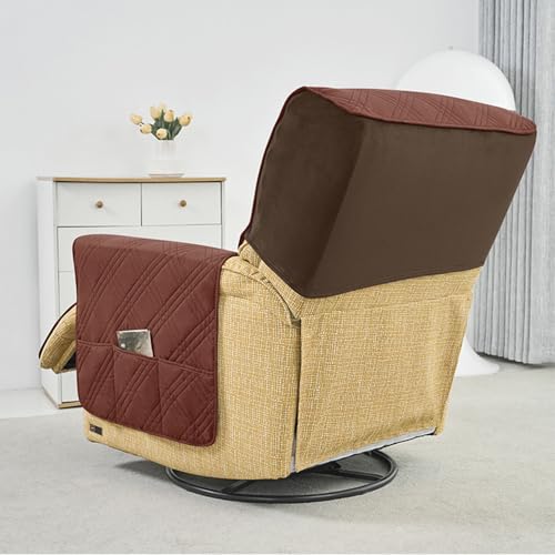 Housse fauteuil relax inclinable étanche gris clair lavable
