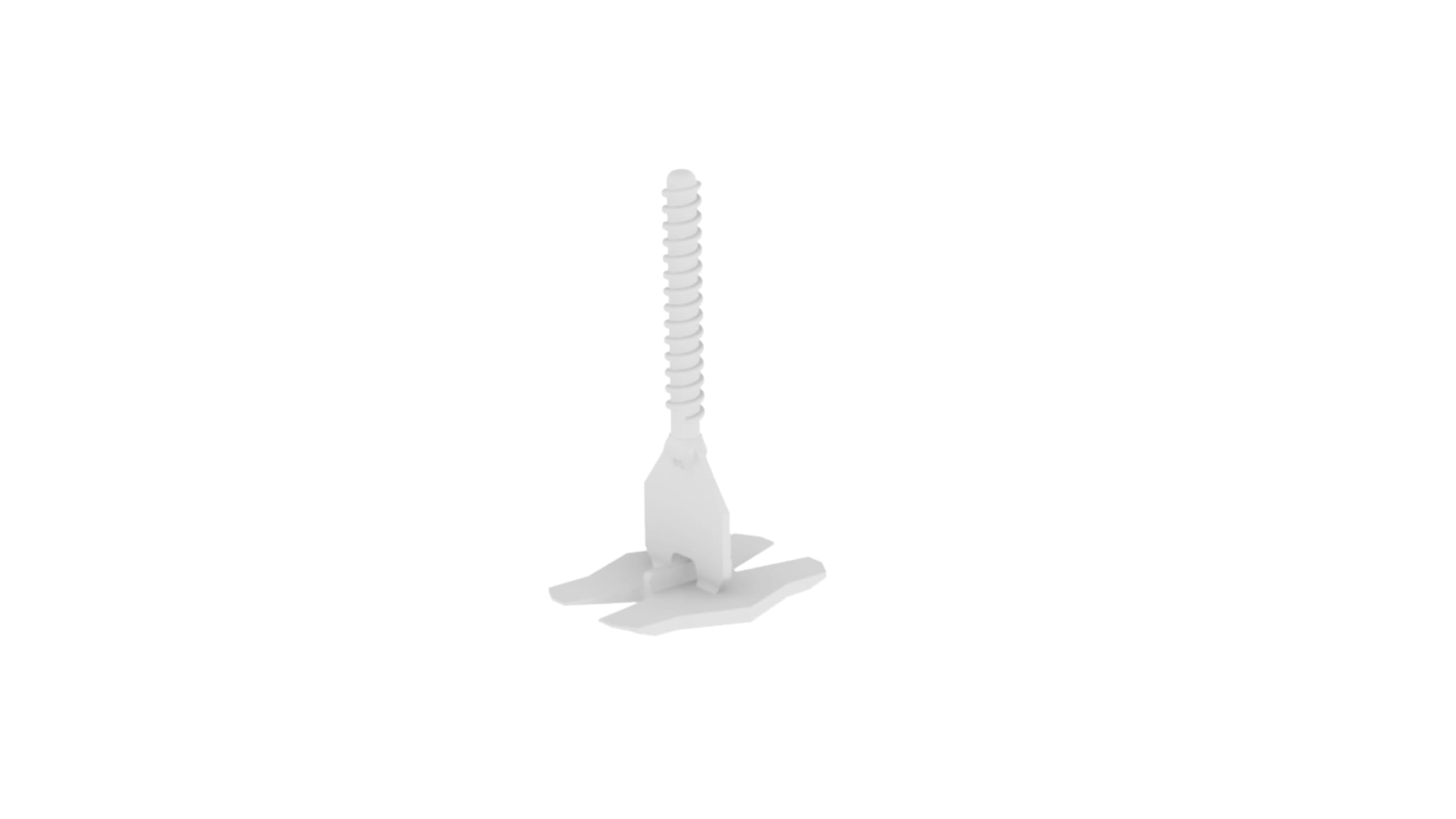 RUBI | Cross Base 1,5 mm Cyclone Level System for Tiles Thickness 3 to 18 mm | 300 Units | System for Facilitating Large Format Ceramic Laying | Tile Levelers