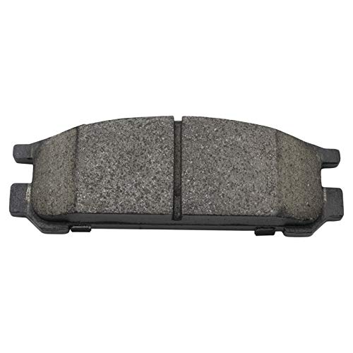Image of TRQ Rear Ceramic Brake Pad and Rotor Set Compatible with 93-96 Subaru Impreza 98-99 with Rear Disc Brakes with Parking Shoes Models