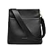 Kattee Leather Handbags for Women, Soft Shoulder Tote Bucket Bags Crossbody Purses with 2 Straps Black