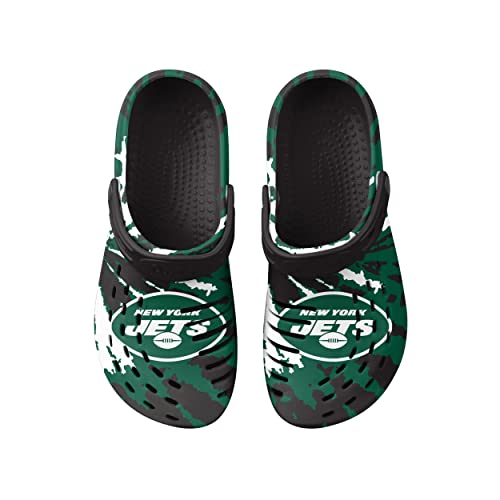 Image of FOCO Mens NFL Team Logo Tie-dye Garden Water Sandals Shoes Slipper Clogs with Strap