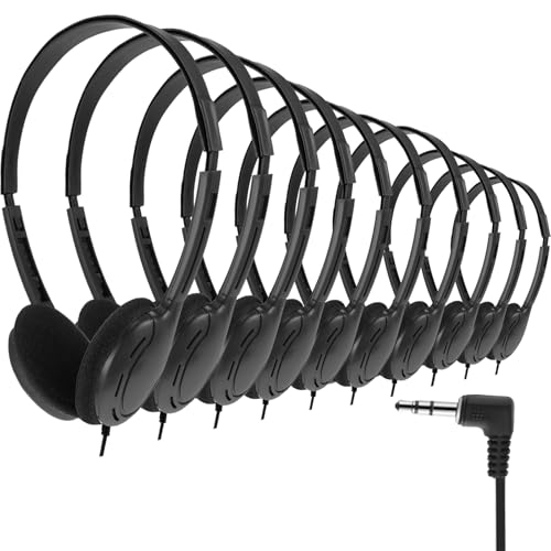 Yunsailing 10 Pack Bulk Over Ear Headphones Set On Ear...