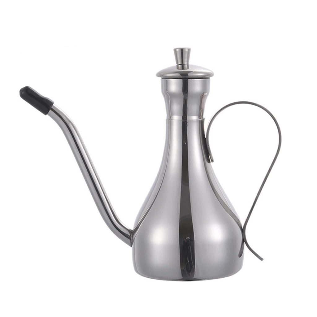 BYWXW 304 Stainless Steel Oil Dispenser,Leakproof Vinegar Cruet for Kitchen