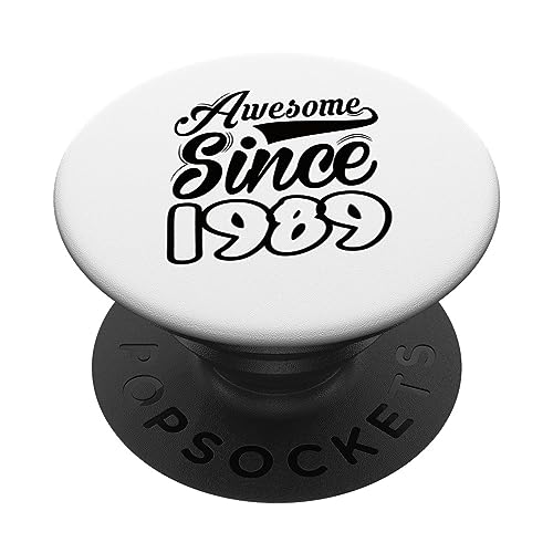 Impresionante Desde 1989 Cumpleaños 1989 Vintage 1989 PopSockets PopGrip Intercambiable