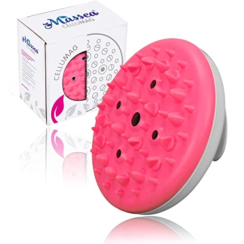 Massea CelluMag Anti Cellulite brosse de massage avec éléments magnétiques contre Tissu faiblesse (Rose)