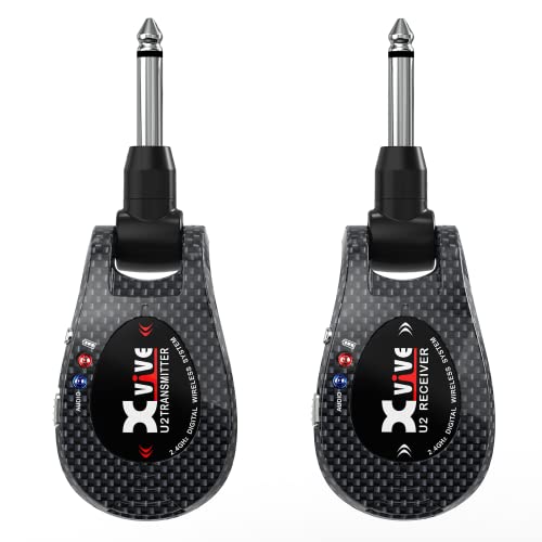 Xvive U2 Guitar Wireless System With Transmitter And Receiver For Electric Guitars, Bass, Violin (Carbon) #TOP6