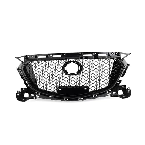Grille de calandre Mazda 3 Axela 2017-2018 nid d'abeille noir brillant