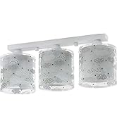Dalber Kinderlampe Deckenleuchte,Kinderzimmer Deckenlampe 3 Lichter Clouds Wolken Grün Clouds Wol...