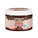 SUPERSONIC Keto Nusscreme Low Carb 250g–Ohne zugesetzten Zucker, 15g Protein + 18g Ballaststoffe, minimale Netto-Kohlenhydrate,hochballaststoffreich, ideal für Keto- & Low-Carb-Diät – Schokoladen-Nuss