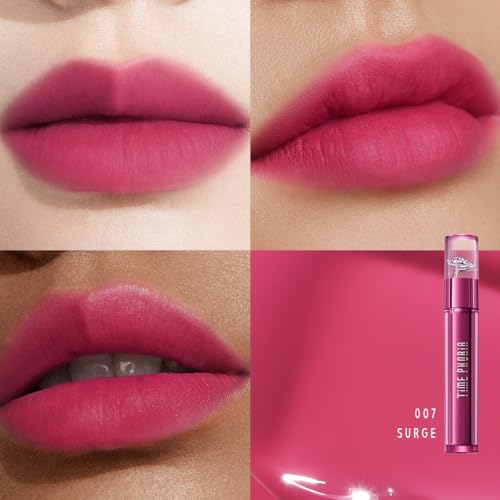 Image of Altera Blurring Tint Lip Stain, Glossy to Soft Matte Finish, Blur Lip Lines, Weightless No-Sticky Airy Velvet Texture, Vibrant Hydrating Long-Lasting Lip Makeup (007 Surge)