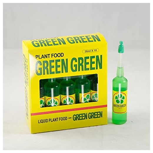 10 Bottles Green Green Lucky Bamboo Plant Food & Fertilizer