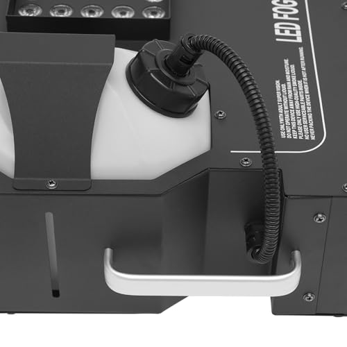 Máquina de humo con luces LED RGB 1500W y control remoto inalámbrico miniatura 6