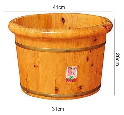 Bañera de madera maciza para pies tamaño B miniatura 2