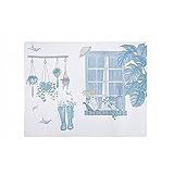 ND タペストリー 北欧 ボタニカル 猫 動物 おしゃれ ナチュラル シンプル 植物 グリーン リーフ 癒し 部屋 飾り付け 窓 インテリア コンパクト ミニ 小さい 小さめ 背景布 インスタ映え グッズ 小物 テレワーク カフェ アニマル 蝶 (デザイン6)