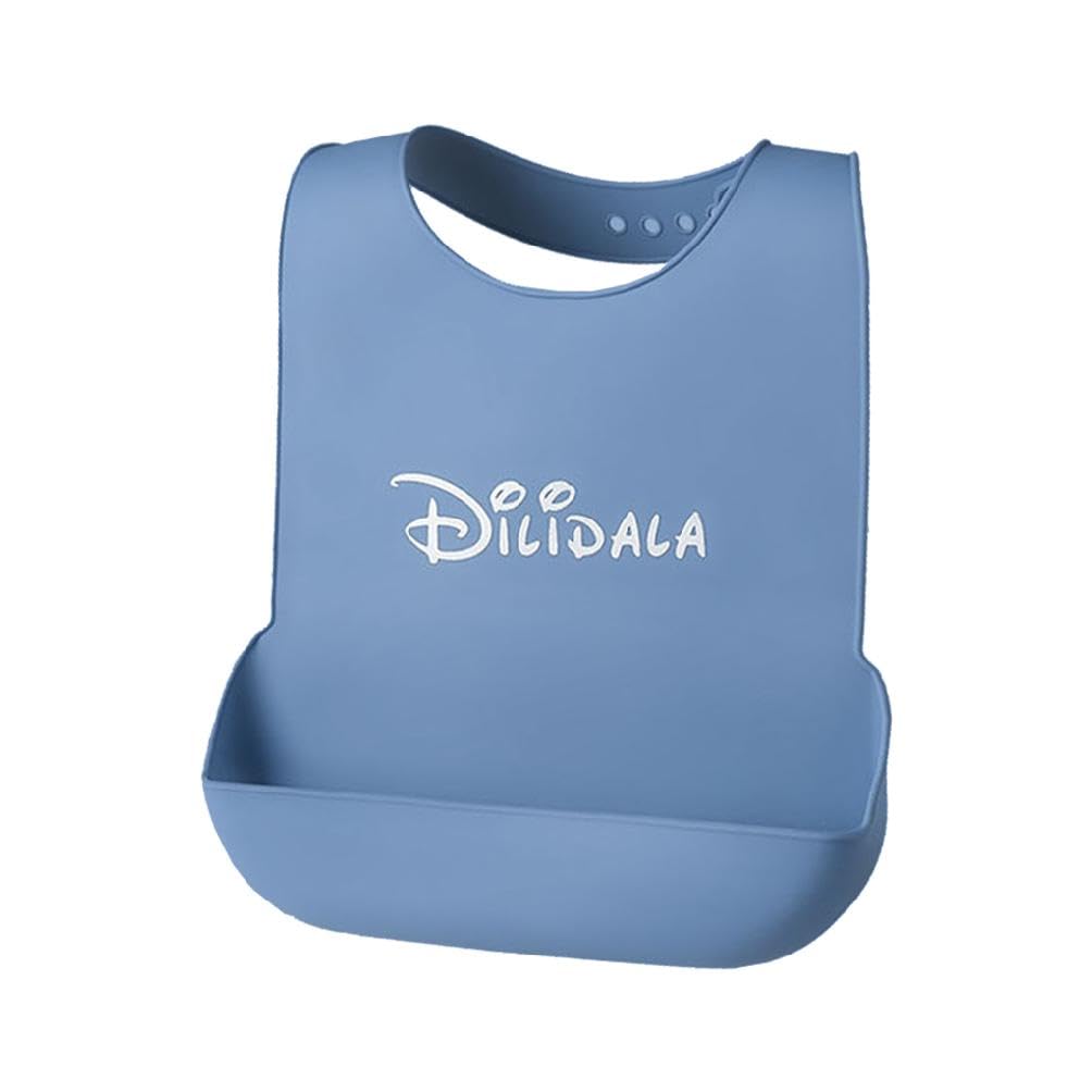 Adults Bibs Waterproof Anti-oil Silicone Bib Elderly Aged Senior For Silicone Bibs Food Catcher Pocket Disabled Adults Mealtime Cloth Protector Washable Disability Aid Aprons Adjustable Adult