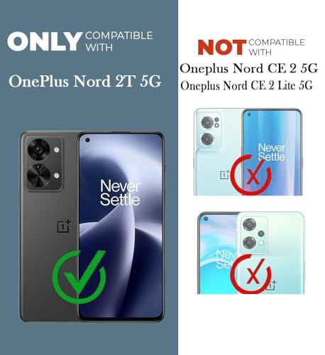 Image of Jkobi Lifetime Anti-Yellow MagSafe Compatible Clear Back Cover Case for OnePlus Nord 2T 5G (Sleek Hard Crystal | Shockproof and Camera Protection)