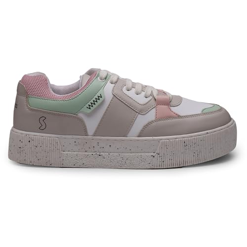 Image of SOLETHREADS Rogue Sneakers for Women |Retro Design|Comfortable|Chunky Streetwear Fashion Shoes| Stylish| Anti-Skid|Tendy|Running|Workout|Walking Shoes Women