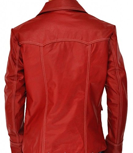 FC Tyler Club Red Faux Leather Jacket2
