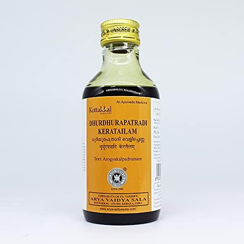 Golden Oldie Herbs Dhurdhurapatradi Kera Tailam-200ML, (Pack Of 1), Of Arya Vaidya Sala Kottakkal And Get ®, Sukanthi Pills-1gm