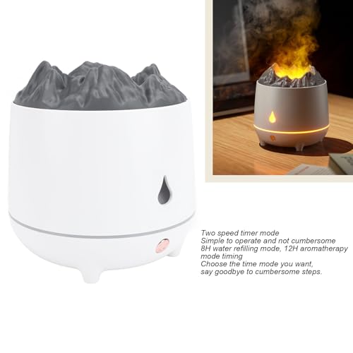 Difusor aromático eléctrico Volcano 400ml con luz y temporizador miniatura 3