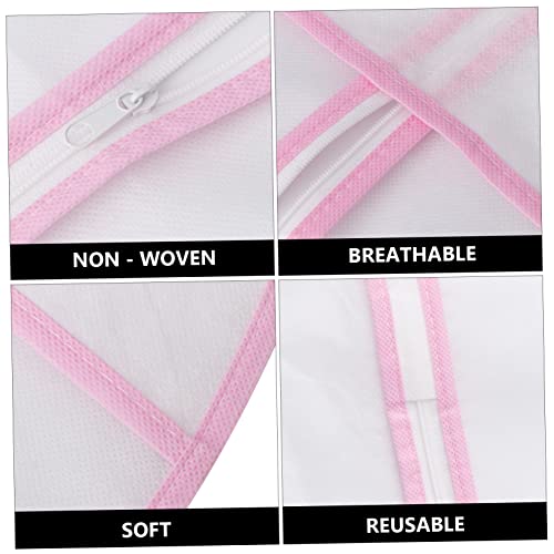Wakauto 1Pc Nonwoven Bridal Dress Cover Bag Full Wedding Garment Storage Edged Breathable and Washable for Home and Bridal Shop Use4