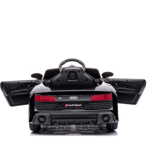 FINOOS Kinderauto A.u.d.i R8 12V Elektroauto mit 2,4 Ghz Fernbedienung, Kinderfahrzeug mit Musik, 2,5-5 km/h… – Bild 6