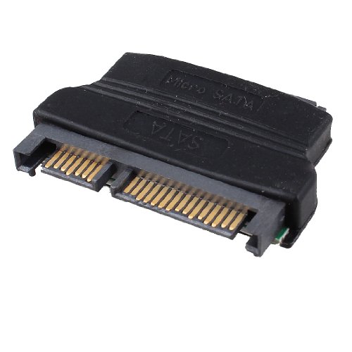 Adaptador Micro SATA 7+9 Pin a SATA 7+15 Pin