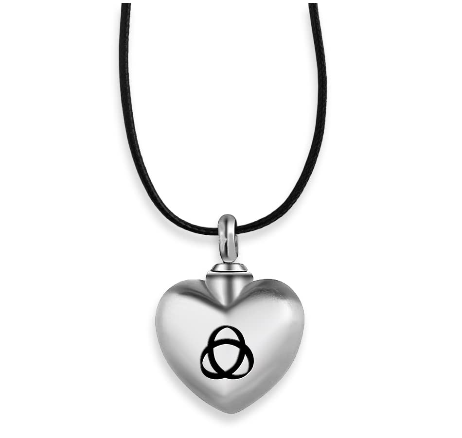 Aulterra Heart Shaped Pendant with Proprietary Rare Earth Minerals for Neutralizing Harmful Effects of EMF, Stylish Two-sided stainless steel, Charm & Paw Print, Black Nylon Cord Necklace4
